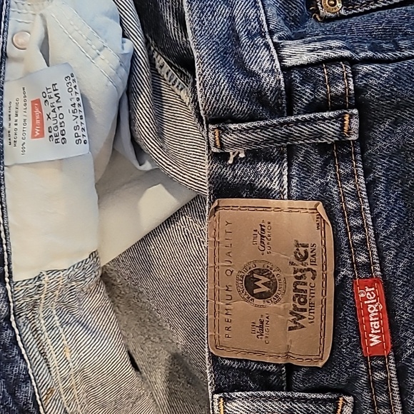 Wrangler Jeans Men's Jeans Regular Fit 38/30 - Picture 7 of 8